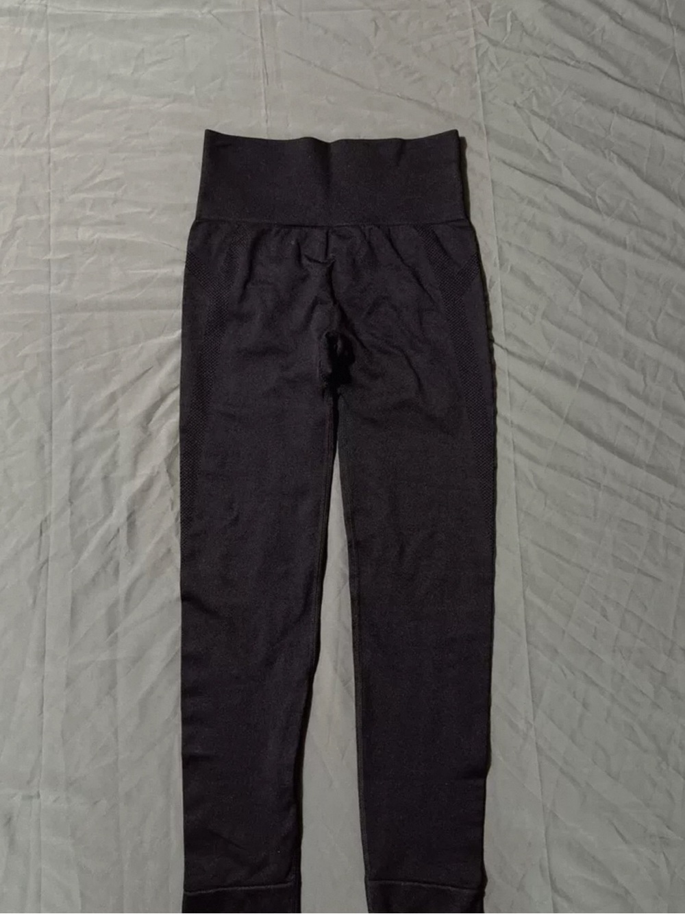 High-Waist Black Seamless Leggings